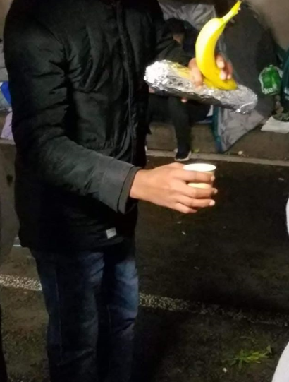 Distribution de repas